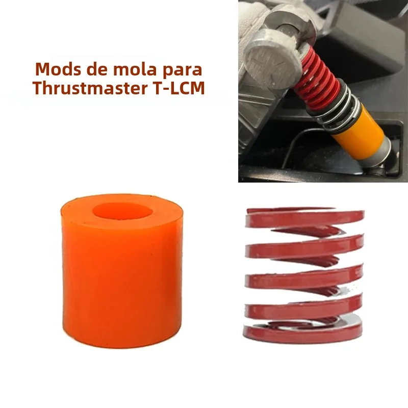 Kits de mod de mola para pedal Thrustmaster T-LCM, kit de ajuste de amortecedor, mod de amortecimento de modificação