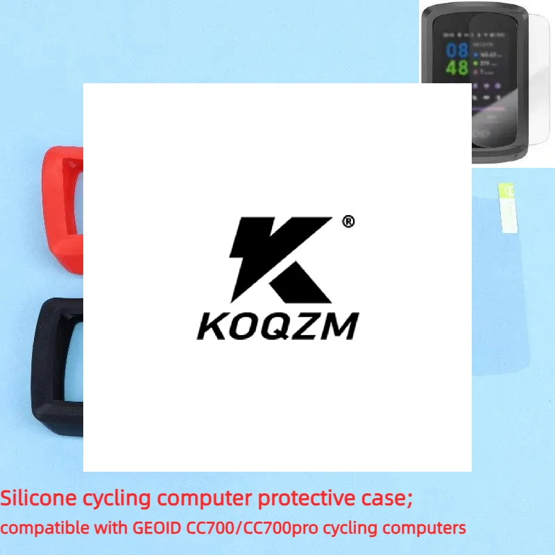 

Silicone Soft Shell Protective Case Screen Protector Film For GEOID CC700 / CC700 Pro GPS Computer Frame Accessories
