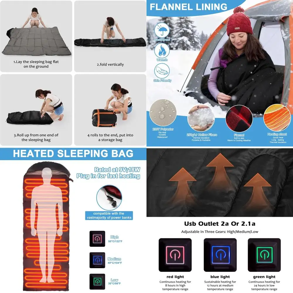 Heated Sleeping Bag…