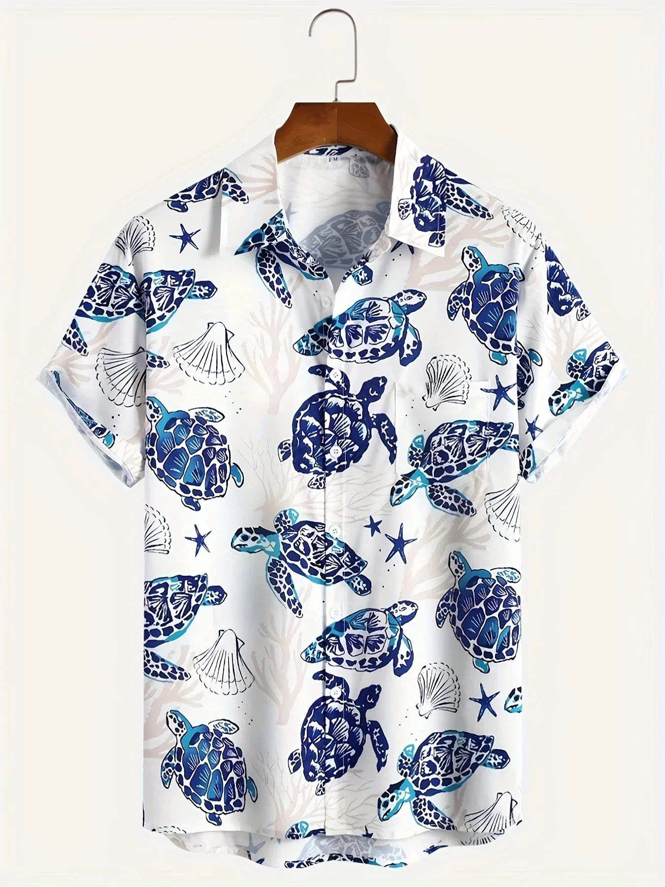 

Men's Tropical Vacation Hawaiian Shirt Summer Fashion Casual Man Short Sleeve Print Lightweight Beach Party Shirts