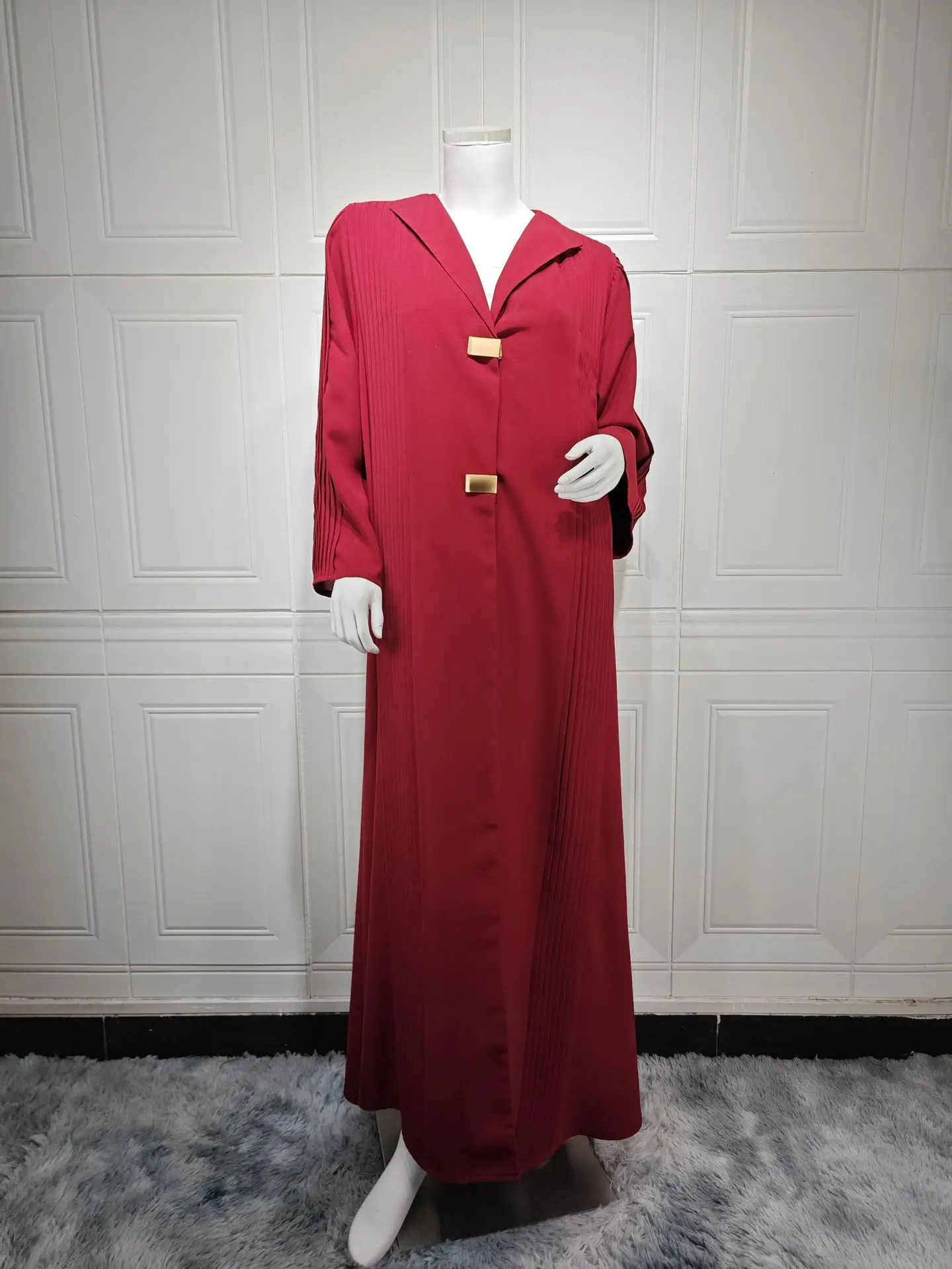 Muzułmańskie kobiety Abaya Sukienka Eid Ramadan Dubaj Kaftan Kebaya Kaftan Marocain Femme Robe Islam Odzież Kimono Jalabiya Vestidos Gown