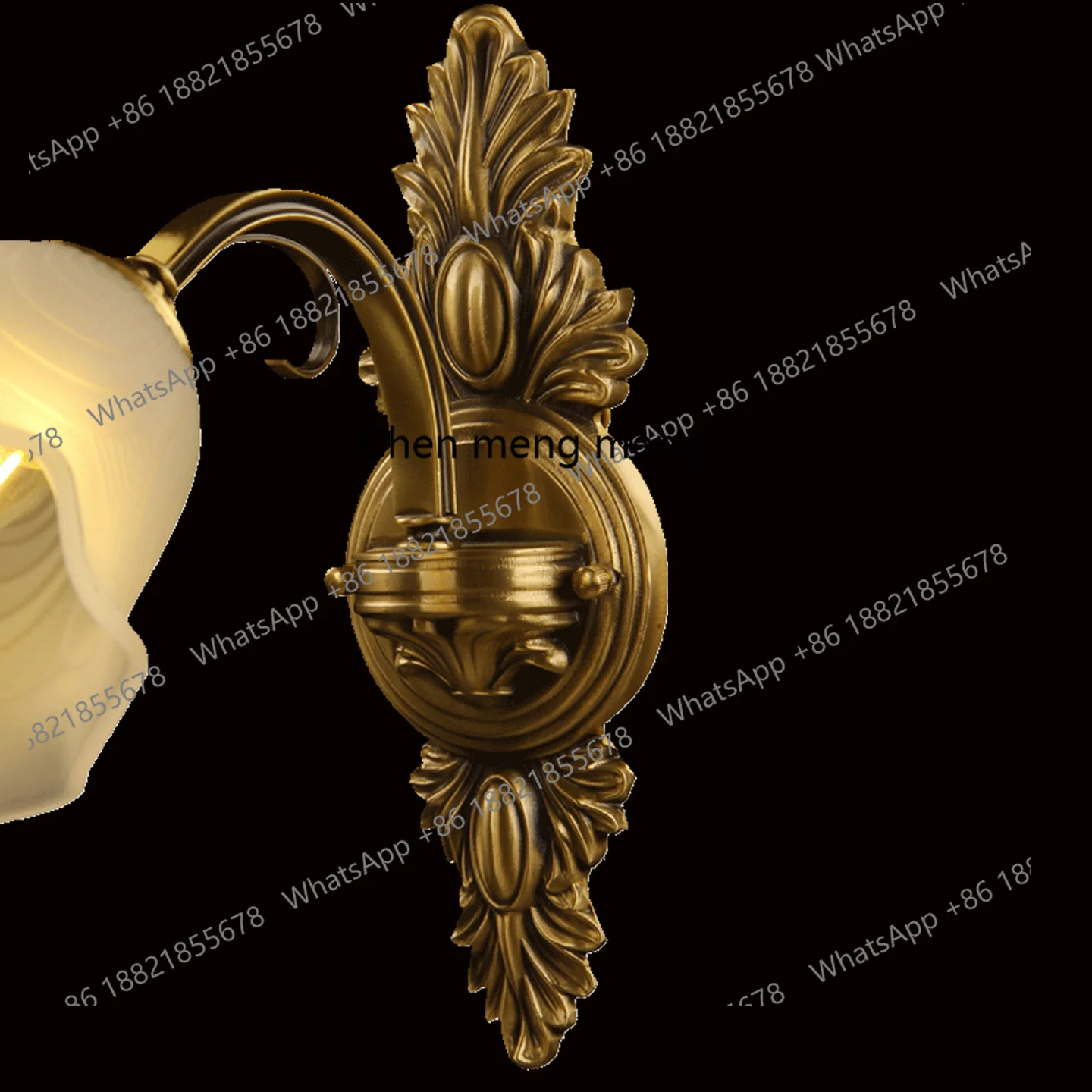 جميع النحاس الجدار مصباح رئيس واحد غرفة المعيشة أريكة حائط الخلفية مصباح الأمريكية بسيطة فيلا الممر الممر مصباح B126