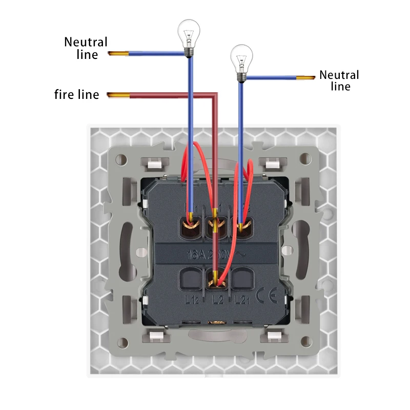 JHJCH-elektrische vorhang schalter, hebe ausrüstung, kristall klare glas panel schwarz/weiß/gold/grau/silber reset schalter