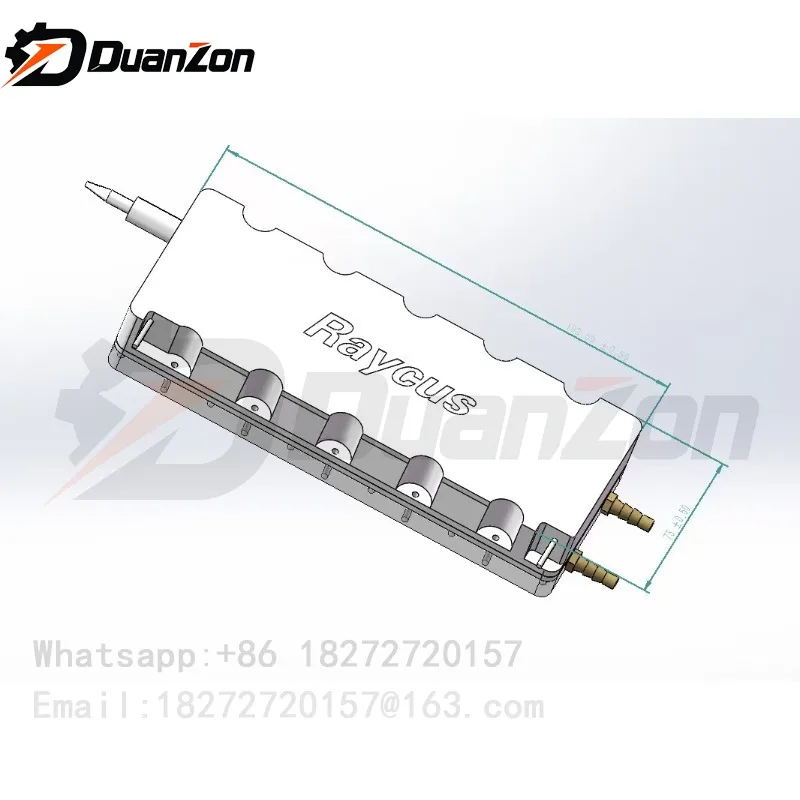 Disassemble the machine - modify the laser module 1000W Rayco armored SMA905 connector, which can cut 2mm stainless steel iron
