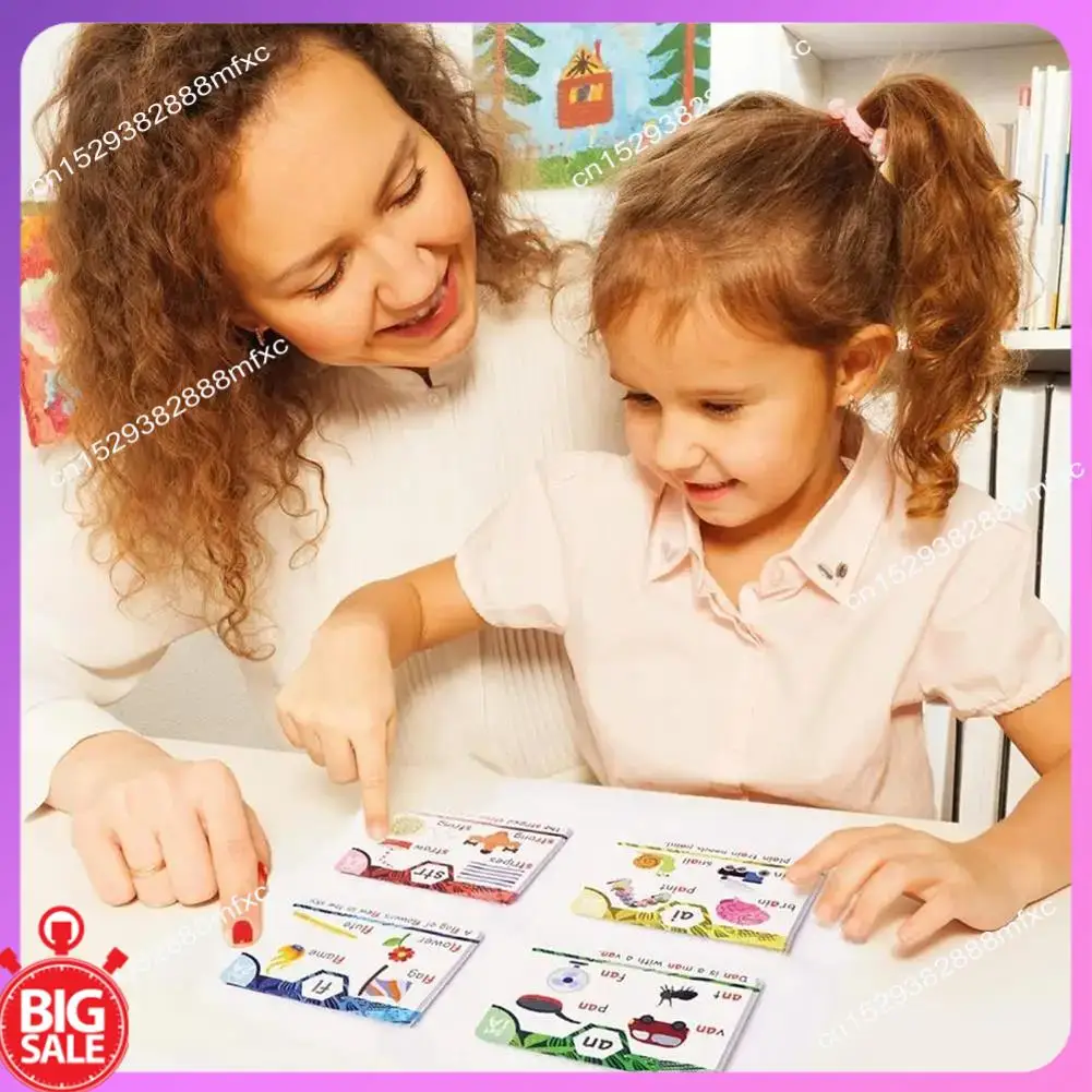 

Большая сделка Phonics Sight Words Флэш-карты Учиться читать Смесь CVC Digraphs Смешины Длинные звуки голосовых игр для первого второго гра