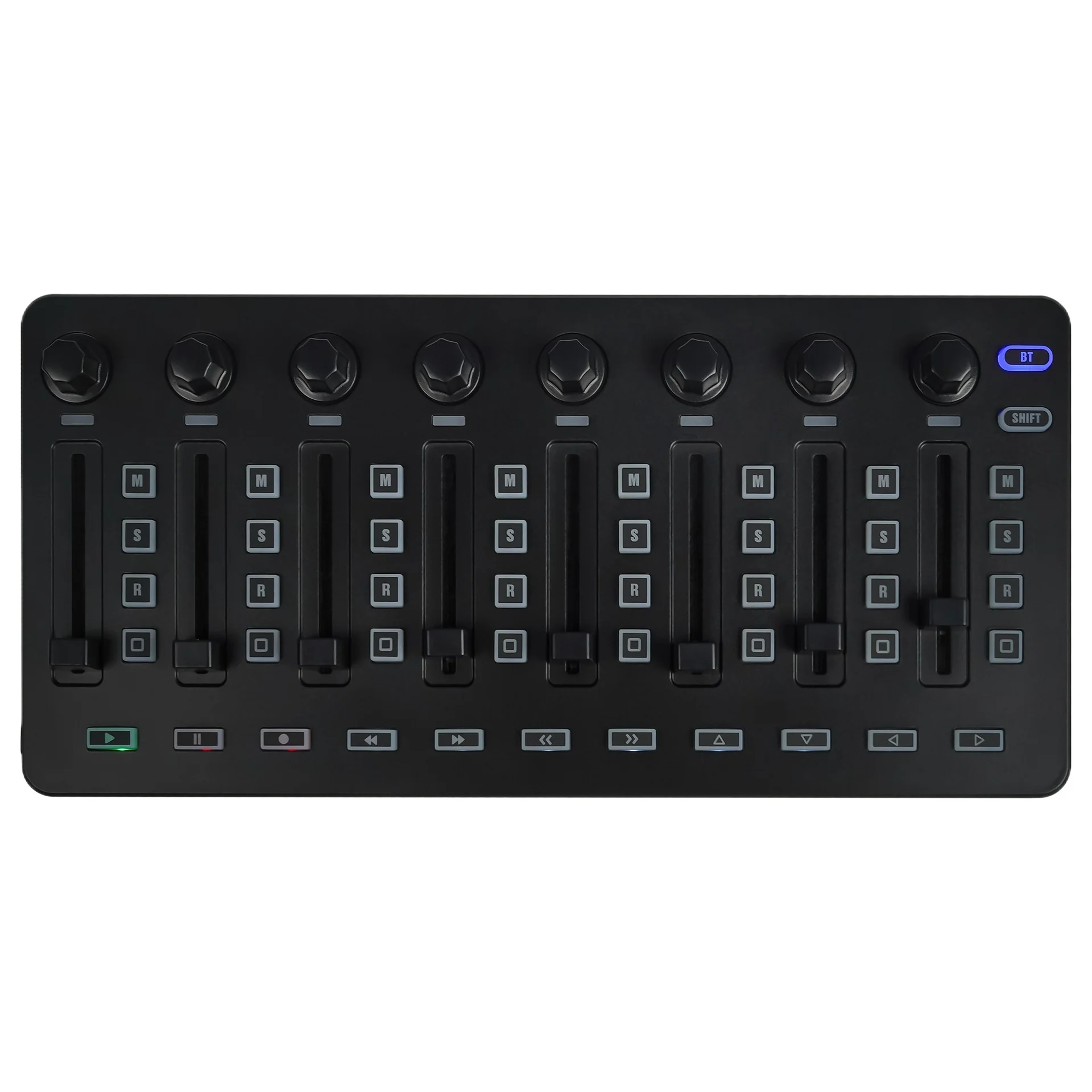 M VAVE SMC Mixer MIDI-Controller 8 Encoder Softwaregesteuerte Audio-Mischkonsole für Musikproduktion Studioaufnahmen