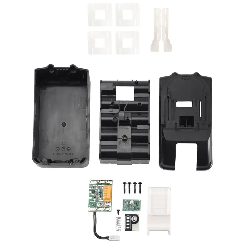 

BL1830 10 X 21700 Battery Case PCB Charging Protection Circuit Board Shell Box BL1860 For 18V 3.0Ah 9.0Ah House-A21R