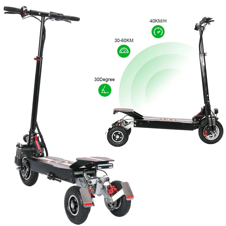 3 Wheels Electric Scooter Foldable  800w 48v 1000w