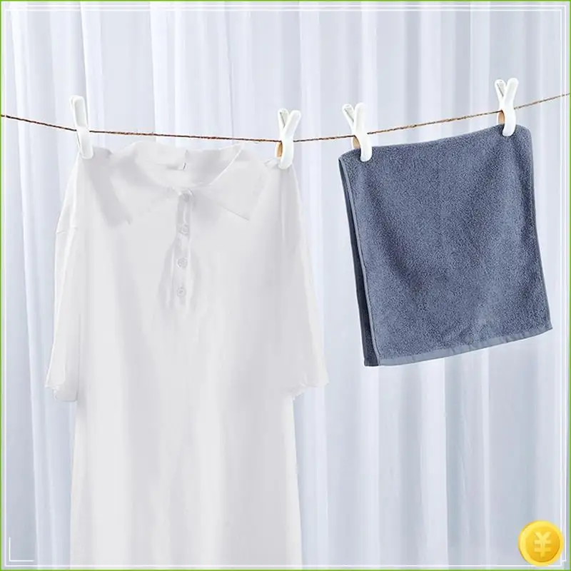 24 PCS Plastic Clothes Pins Laundry Clothespins Clothes, Blankets To Clothesline And Hanging Rack