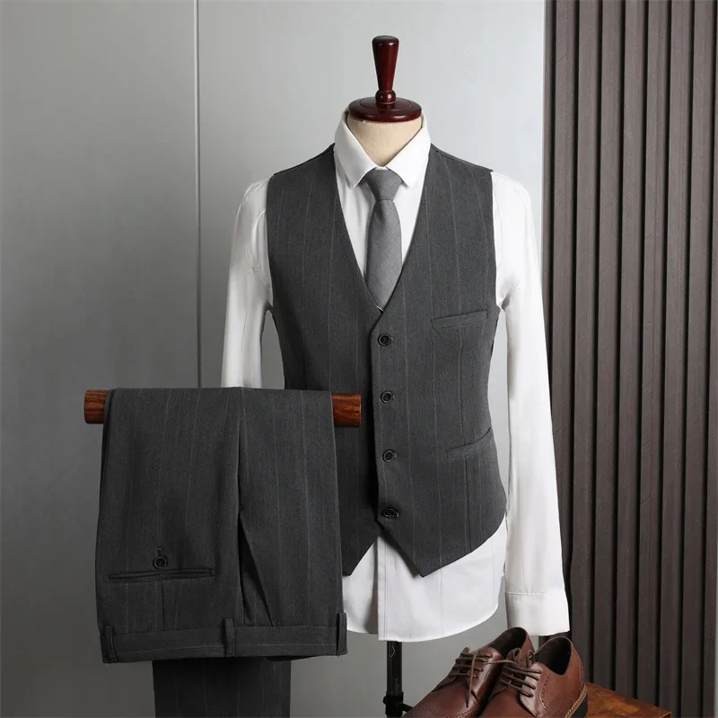 Traje delgado de negocios Formal personalizado para hombres, boda, novio, nuevo, 75