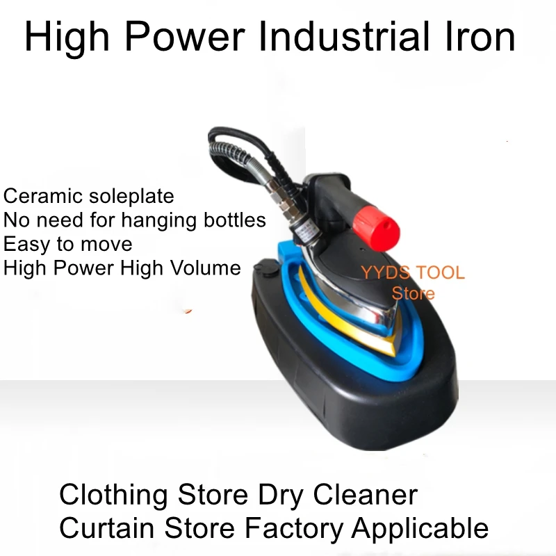 

High-power hanging bottle steam iron automatic water pump integrated machine for clothing and curtain dry cleaning shops