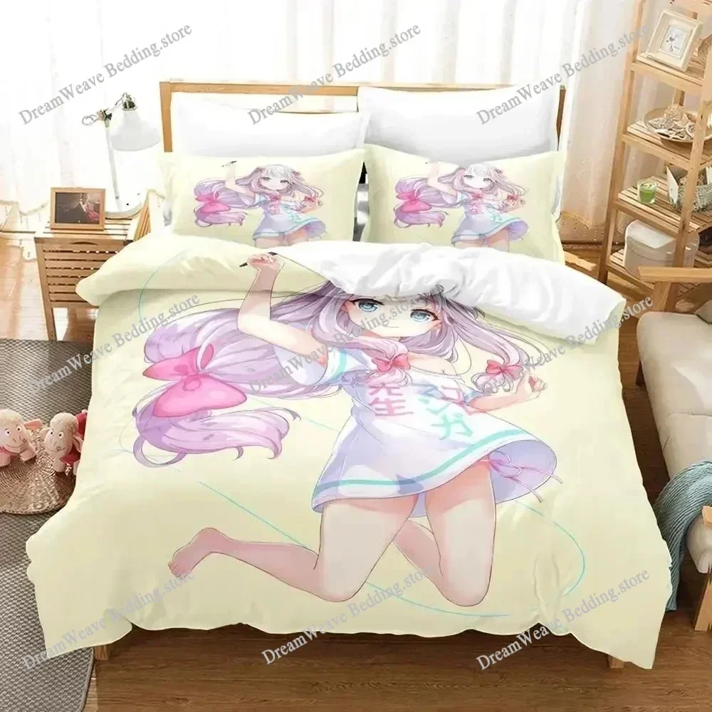 

Sagiri Izumi Eromanga Sensei Bedding Set Polyester Quilt Cover Comforter King Queen Size Boys Adult Duvet Cover Bed Set963