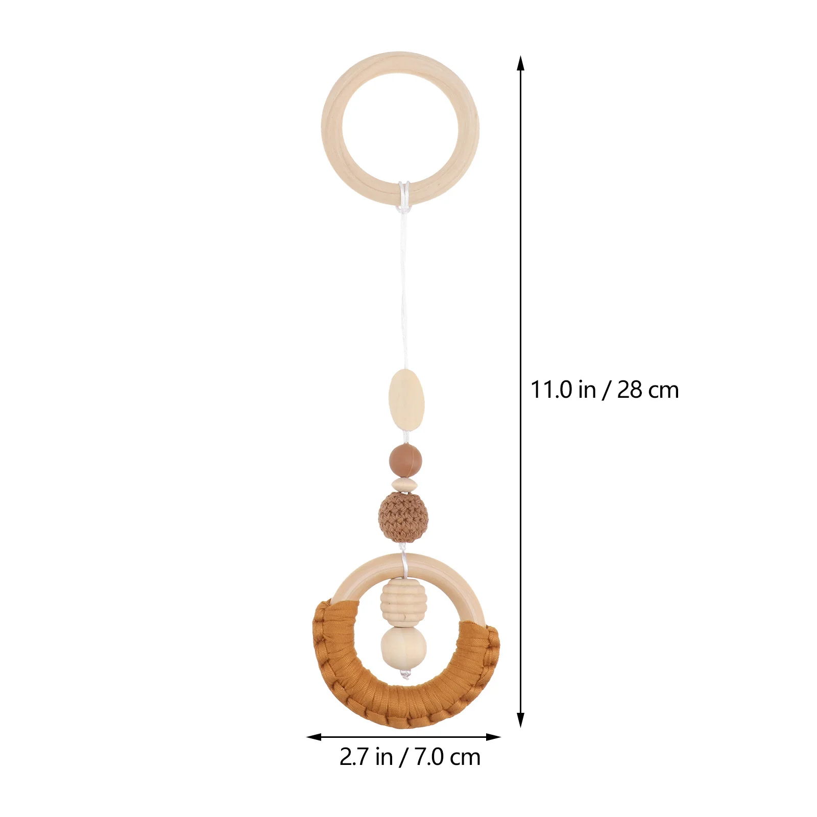 4 Stuks Houten Cirkel Baby Bijtringen Premium Materiaal Slijpen Baby Bijtring Creatief Ontwerp Home Decor DIY Foto Prop