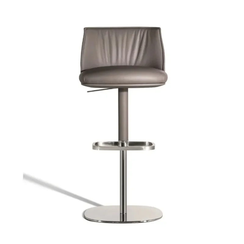 Stainless steel bar chair lift rotating island high stool