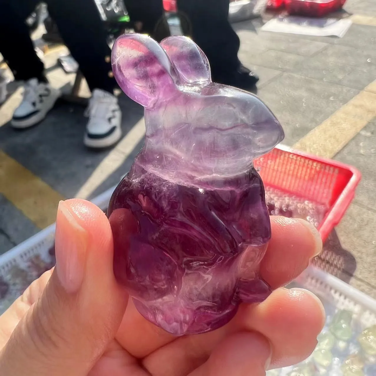 

Natural Crystals Carved fluorite Animals rabbit Quartz flame stone Healing Home Decoration Reiki Gifts crafts