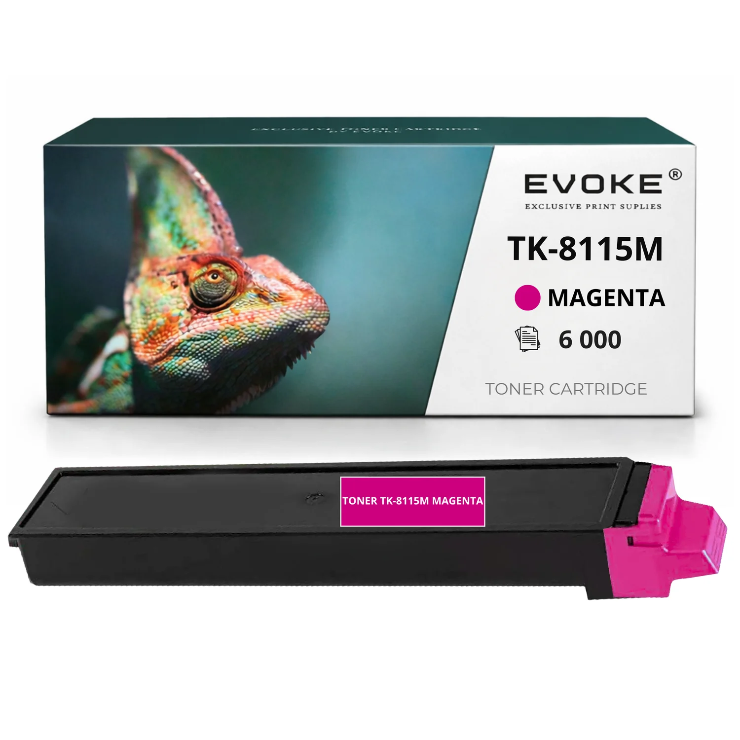 Evoke Compatibele Toner voor Kyocera Tk8115 Tk-8115 Tk-8115M Tk8115M Magenta 6000 Pagina's Ecosys M8124Cidn M8130Cidn M8130Cin