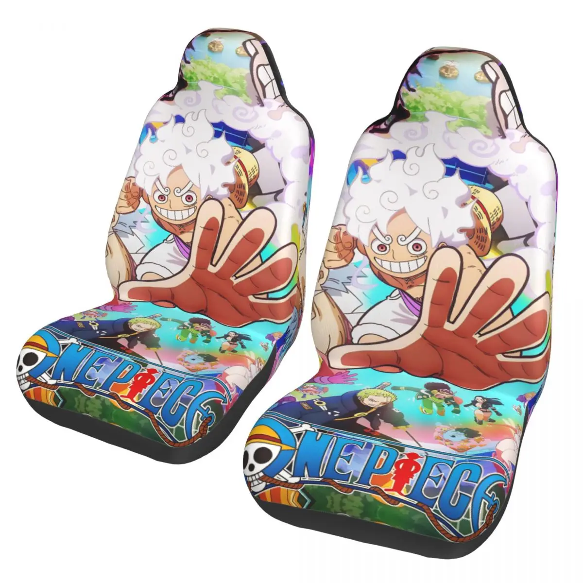 

Универсальные водонепроницаемые чехлы для автомобильных сидений One Piece (Луффи, Зоро, Санджи) из полиэстера для женщин, для рыбалки