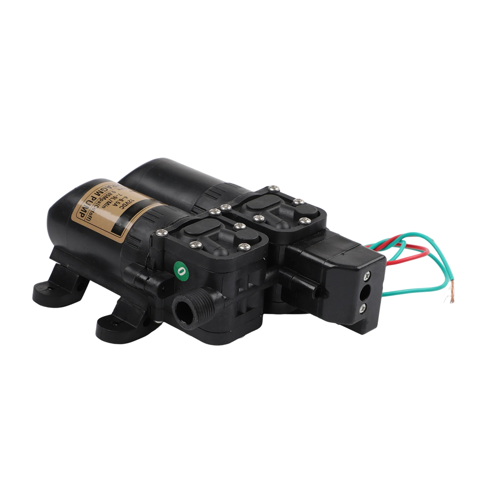 Car Washer 12V Booster Pump Car Cleaning Stable Continuous Flow Energy Efficient Low Current Draw High Flow Capacity