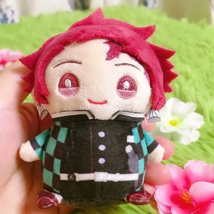 

Аниме Demon Slayer Kamado Nezuko Tomioka Giyuu Agatsuma Zenitsu Tanjirou Hashibira Inosuke Cosplay Muppet кукла брелок