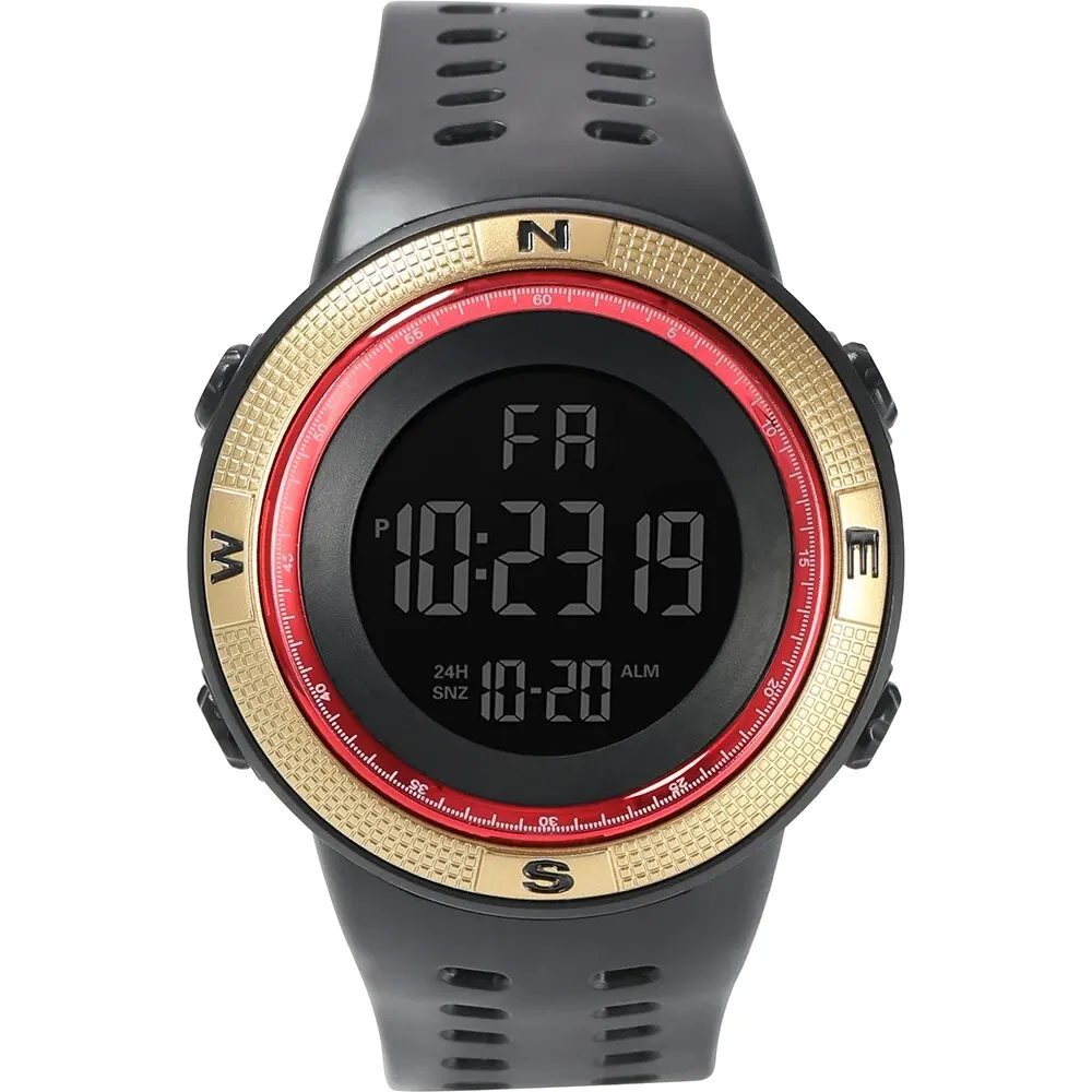 Men Women Student Electronic Watch Large Screen Sports Glow-in-the-dark Multi-functional Fashion Watch