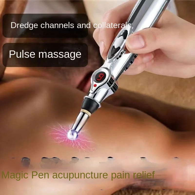 

Meridian pen Automatically finds acupoints Pulse physiotherapy cycle Electronic acupuncture tool massage stick