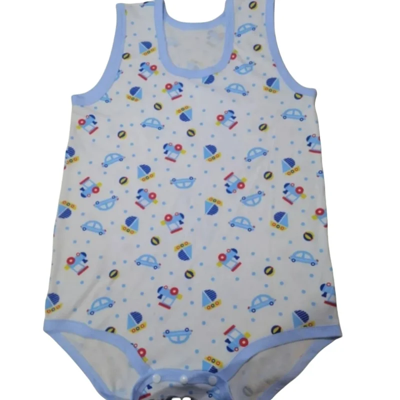 

Повседневный комбинезон без рукавов для взрослых и малышей на кнопках с мультяшным узором, нижнее белье больших размеров, защита живота, летнее тонкое боди