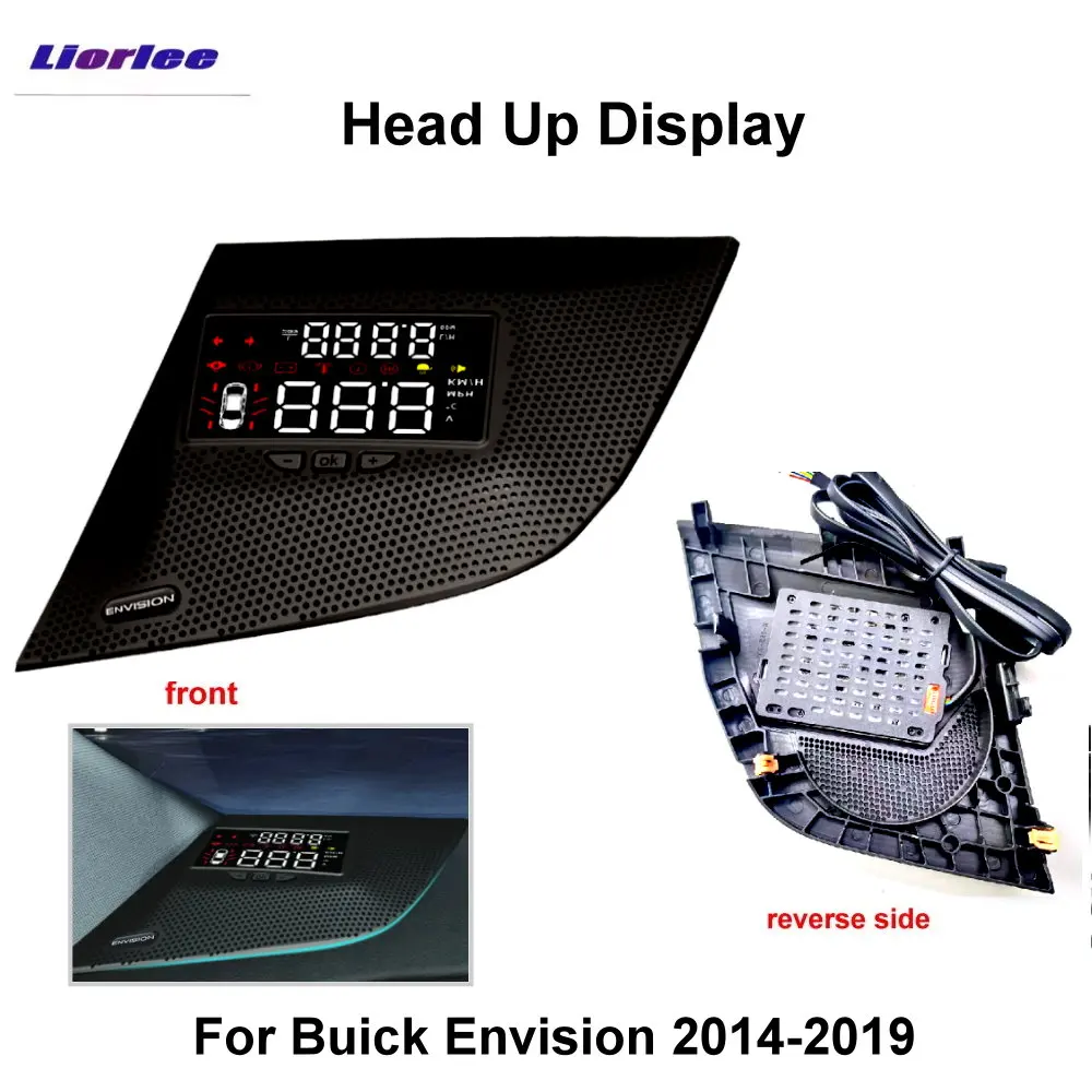 

For Buick Envision 2014-2019 Left-hand Drive Car Head Up Display OEM HUD Electronic Speedometer Overspeed Windshield Projector