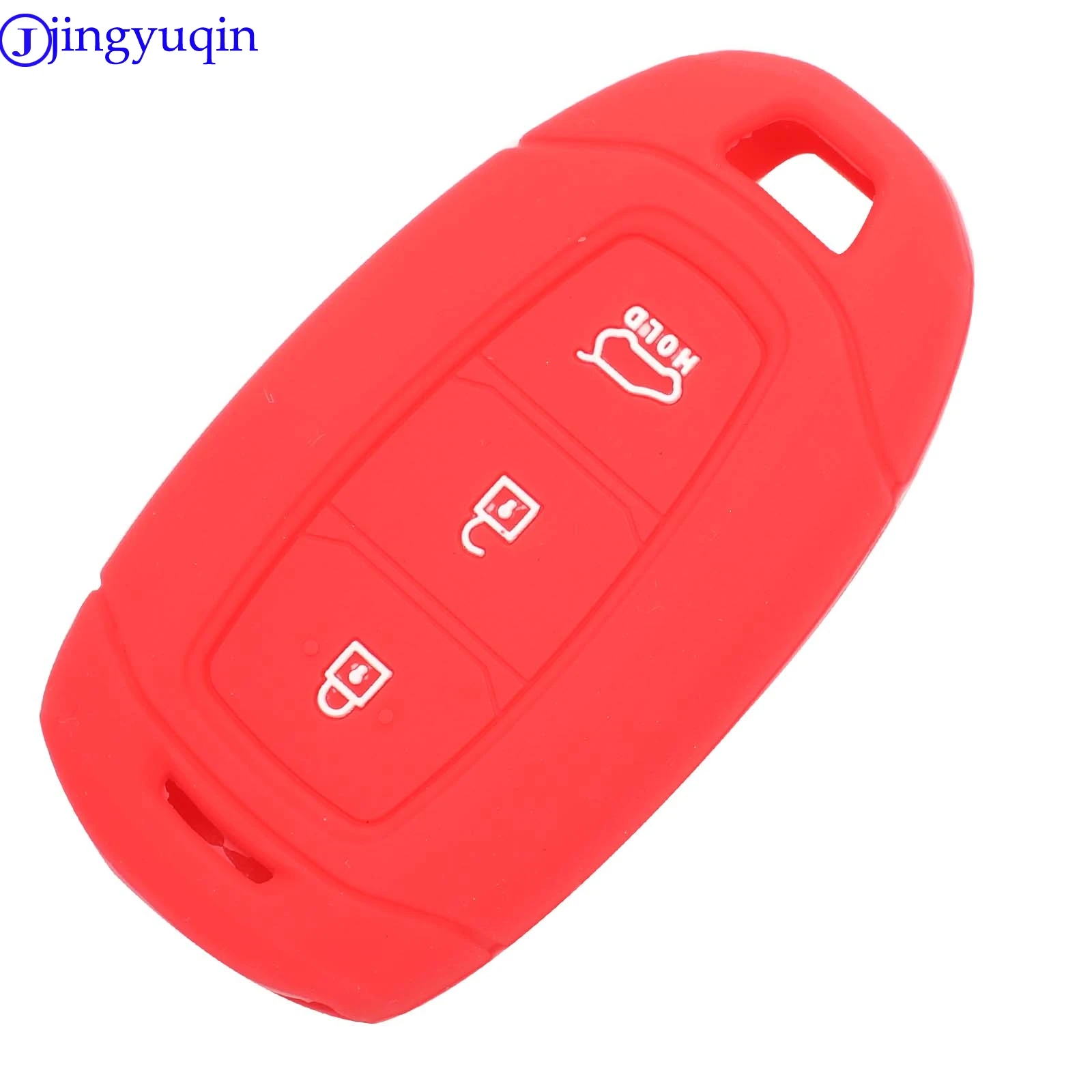 jingyuqin Remote Key Silicone Cover Case Fob For Hyundai i30 Ix35 Solaris Azera Elantra Grandeur Ig Accent Santa Fe Palisade