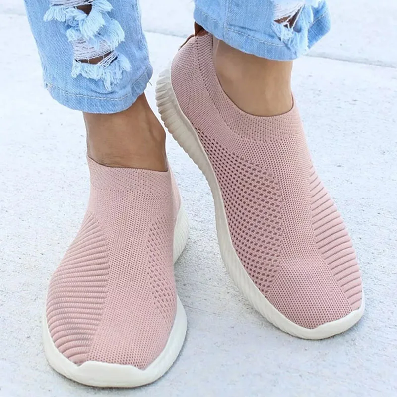 Women Sneakers White Shoes Women Slip On Casual Sneaker Vulcanize Shoes For Women Sports Zapatillas De Mujer Women's Footwear image 3
