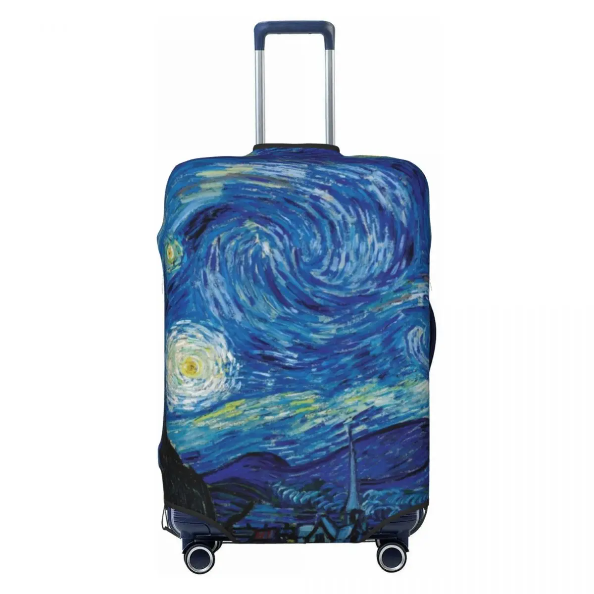 Abstract Galaxy Suitcase Cover Flight Vincent Van Gogh Starry Night Elastic Luggage Case Business Protector