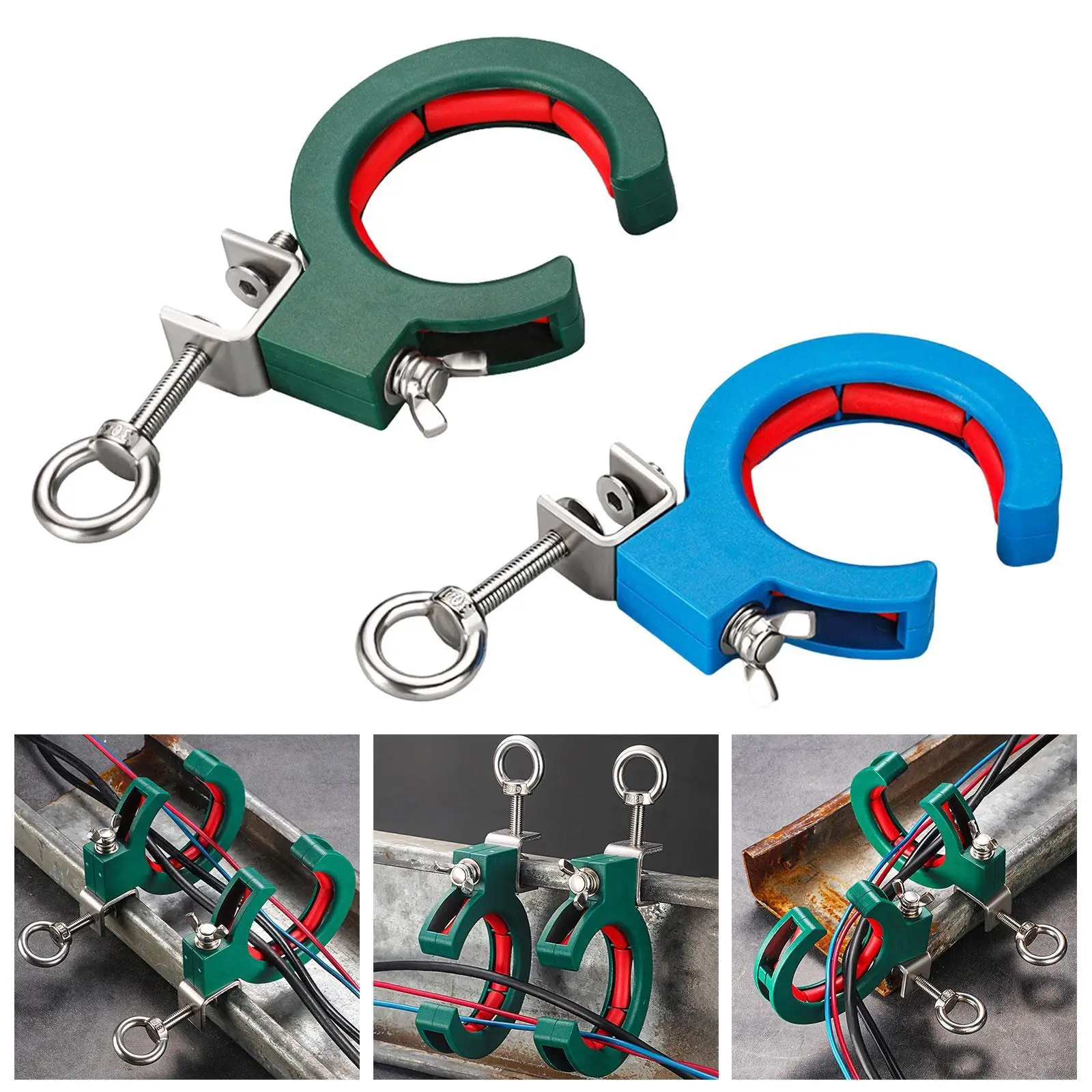 

Ролик для кабельных лотков с зажимом 65 мм, направляющий, для укладки кабеля на стройплощадке и DIY-проектов