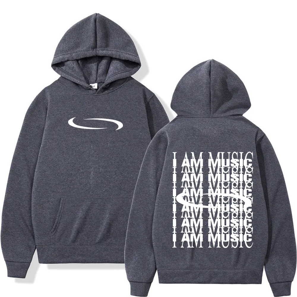 Playboi Carti I AM MUSIC Logo Hoodies Opium Ken Carson Narcissist Rap Men Women Sweatshirts Fashion Vintage Pullovers Streetwear