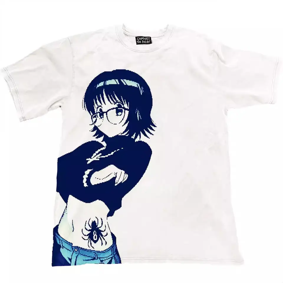 2026 New Hunter X Hunter Shizuku Murasaki Printed Short Sleeve T
