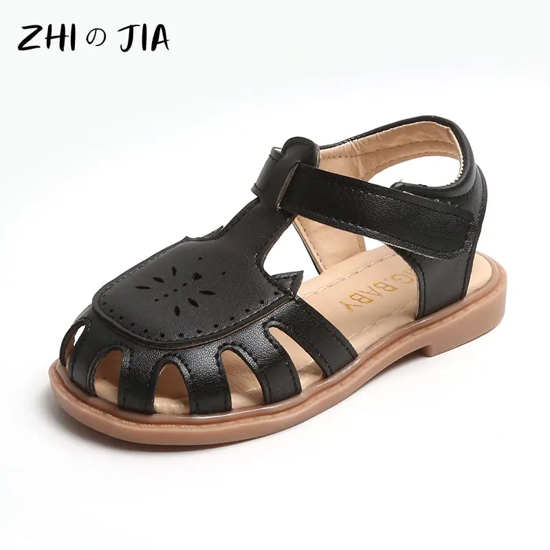 Sandalias de princesa para niña, zapatos informales, transpirables, cómodos, de malla, deportivos, 20-30, verano, 2025