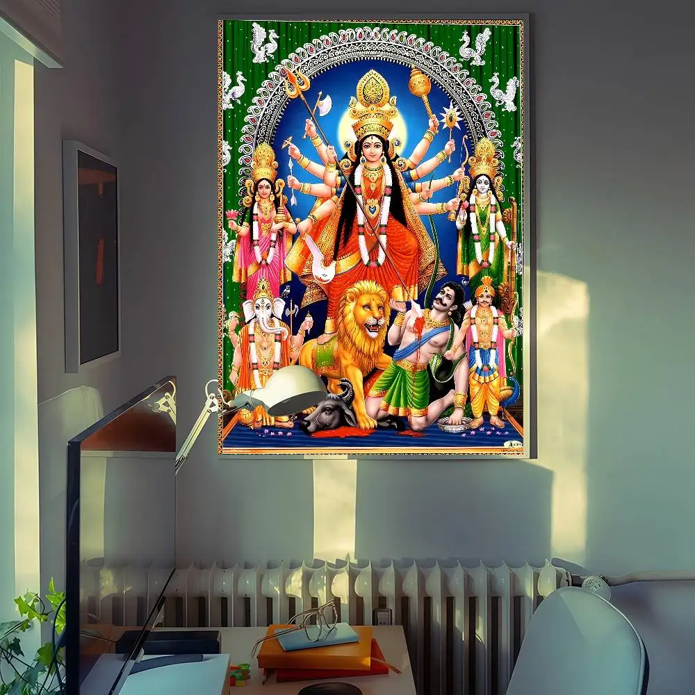 Goddess Kali Jay Maa Godde Mahakaali Movie Sticky Posters Vintage Room Home Bar Cafe Decor Room Wall Decor