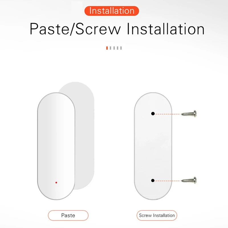 Sensor inteligente de alarma de puerta y ventana e indica la vibración del ángulo de inclinación de apertura y cierre