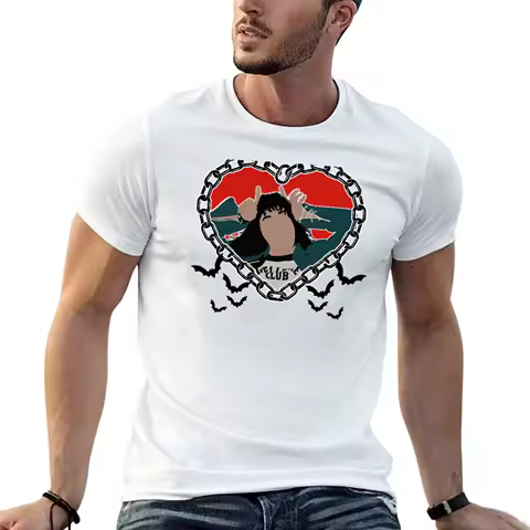 Eddie Munson The Freak T-Shirt cotton t shirts man 100% man t shirts cotton T-Shirt