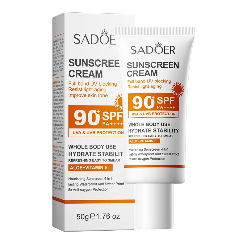 Protector Solar Facial y Corporal Sadoerspf90+, un Producto de Protección Solar Facial con Propiedades Anti-Ultravioleta y Reparadoras