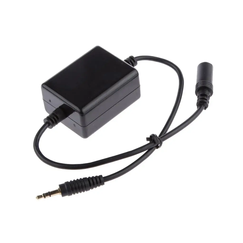 Audio Noise Remove Suppressor Inline Ground Loop Filter 3.5mm AUX Car Audio Accessories for Amplifier Connection