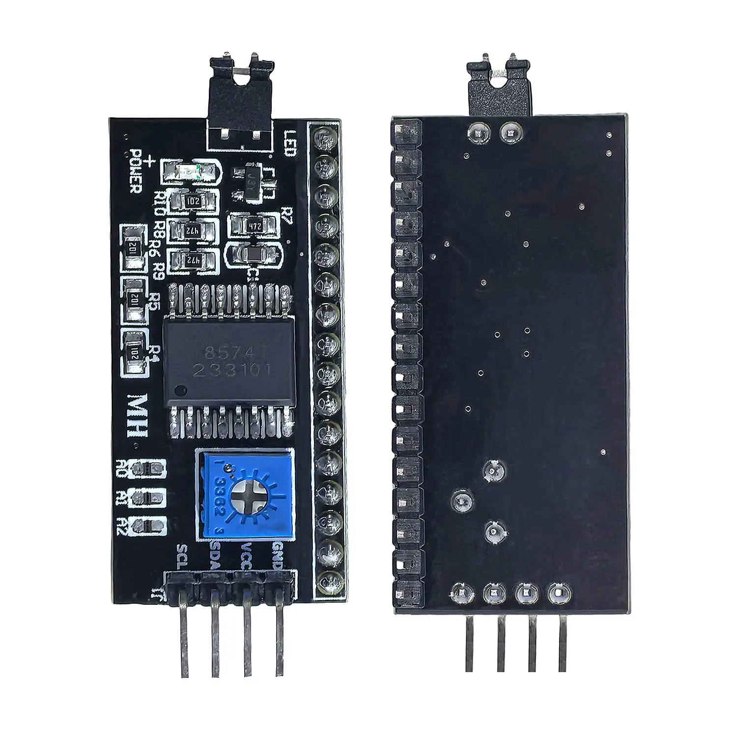I2C IIC TWI SPI واجهة تسلسلية مجلس ميناء 1602 LCD1602 2004 لوحة محول LCD محول وحدة محول PCF8574 لاردوينو