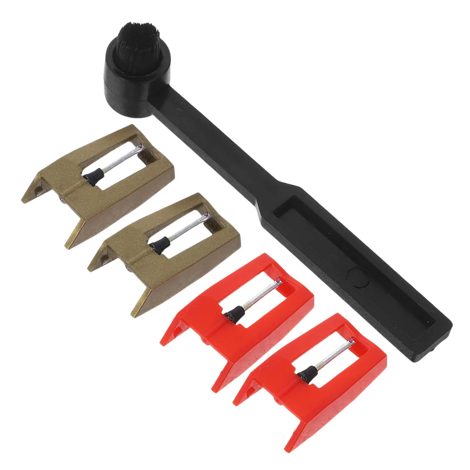 

1Set Black Vinyl Record Player Needle Replacement Stylus with Cleaning Brush Enhanced Audio for Turntable Phonograph Cartridge