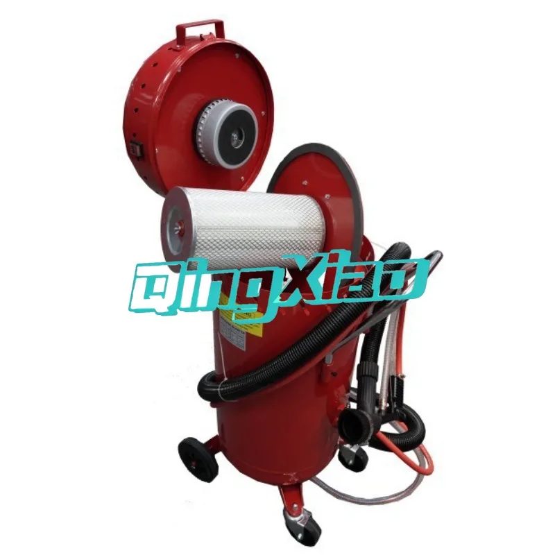 SB28 Self-Suction Sandblasting Machine Small Tank Type Environmentally Friendly Mobile Rust Removal Polishing Machine