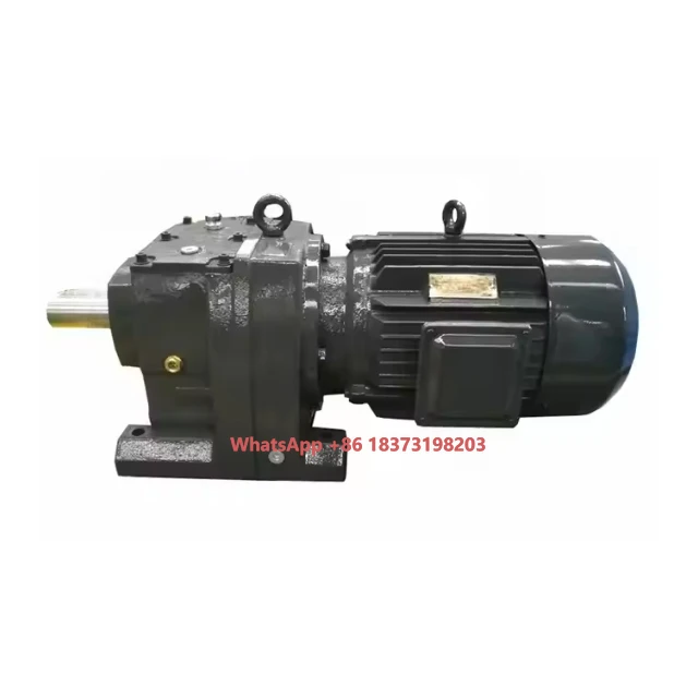 

Low Moq 15 KW Helical Geared Motor Gearbox for Machine Gearbox Reducer With 380V 50HZ 1400RPM Ac YEJ Brake Motor