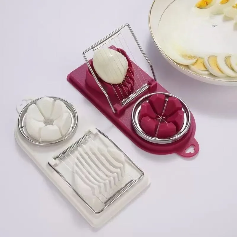 

Товары для дома Century Egg Petal-Style Сепаратор для яиц Кухонный гаджет Пластиковый резак для яиц