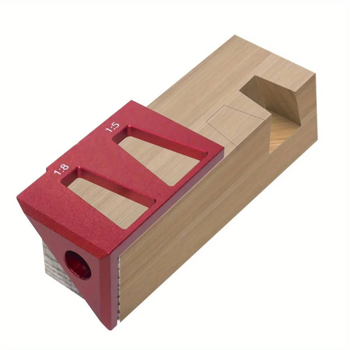 Center Finder Woodworking Square Dovetail Jig, Aluminum Alloy 45/90 Degree Multifunctional Marking Gauge Carpentry Tools