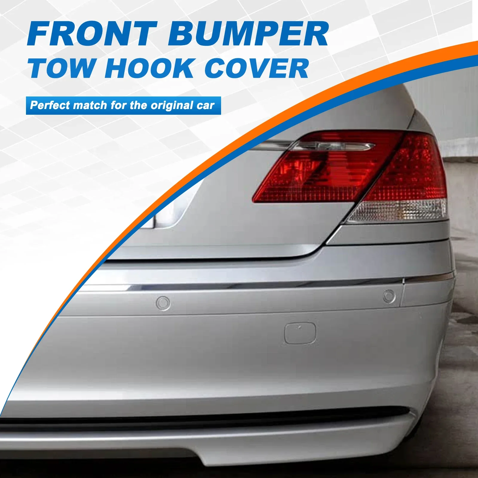 For BMW E65 E66 7 Series 730i 730Li 750Li 760Li 2005 2006 2007 2008 Rear Bumper Tow Hook Cover Cap Eye 51127142216