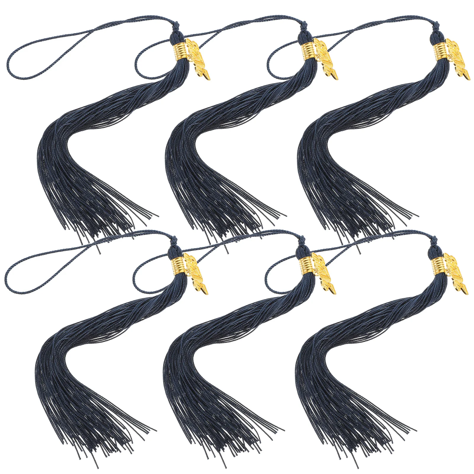 

6pcs Doctor Graduation Tassels 2023 Academic Cap Decorations Hat Accessories For Graduation Ceremony Tassel Supplies Handicrafts