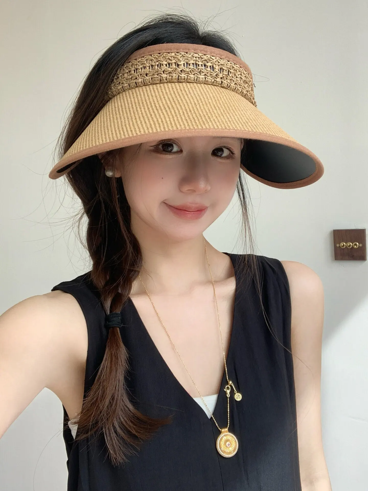 chapeau-de-paille-a-large-bord-pour-femme-naits-keits-protection-uv-pliable-visiere-ouverte-noir-reglable-pour-jeunes