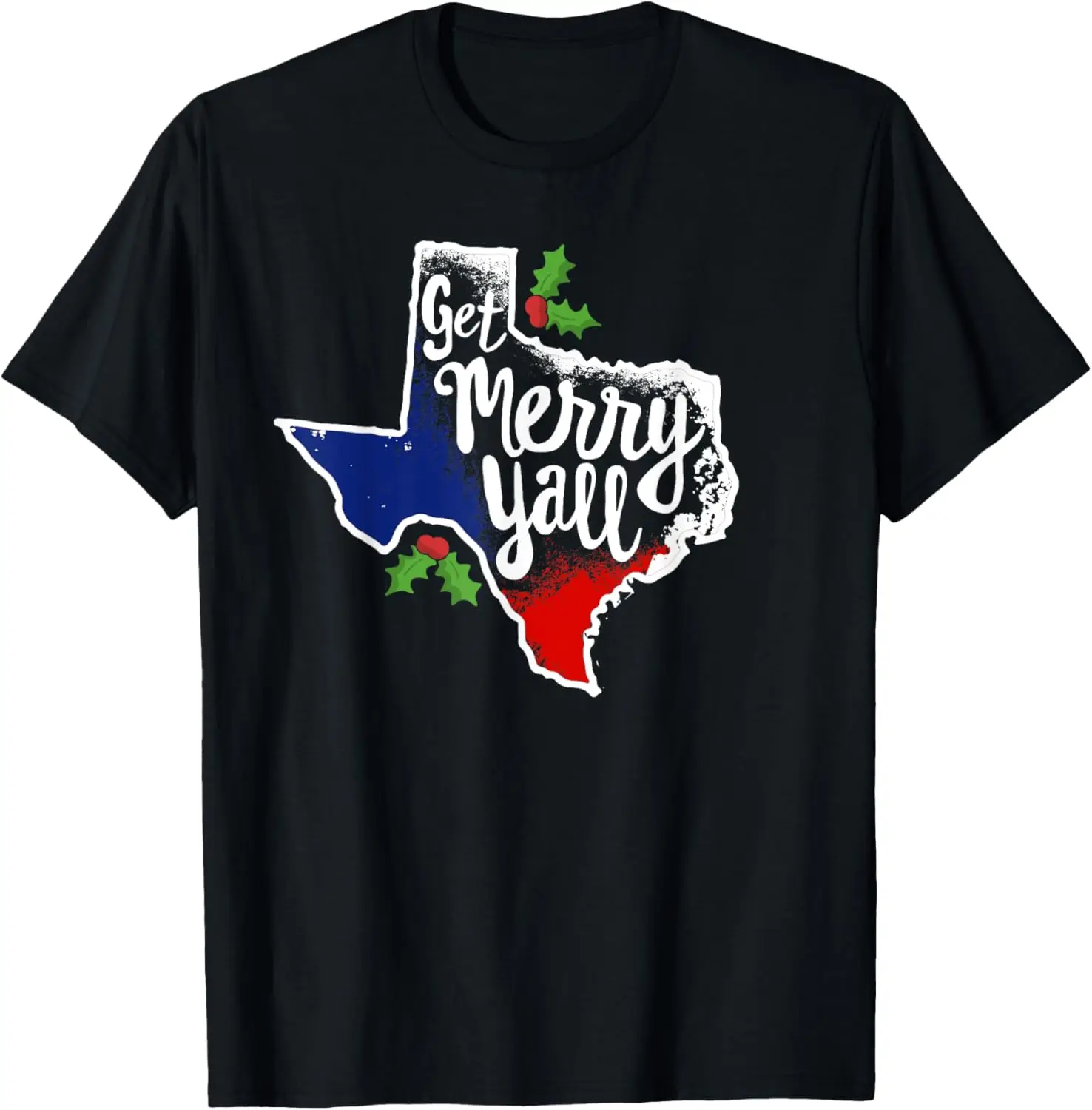 

Получите рождественскую футболку Merry Y'all Southern Slang Matching Texas