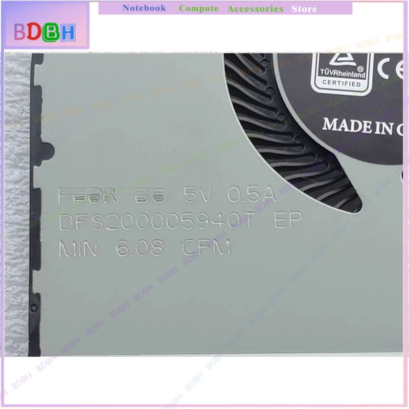 New for Dell WD19TB WD19TBS WD19DC WD19DCS K20A Docking Station Cooling Fan DC5V